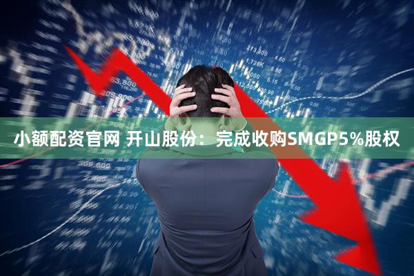 小额配资官网 开山股份：完成收购SMGP5%股权